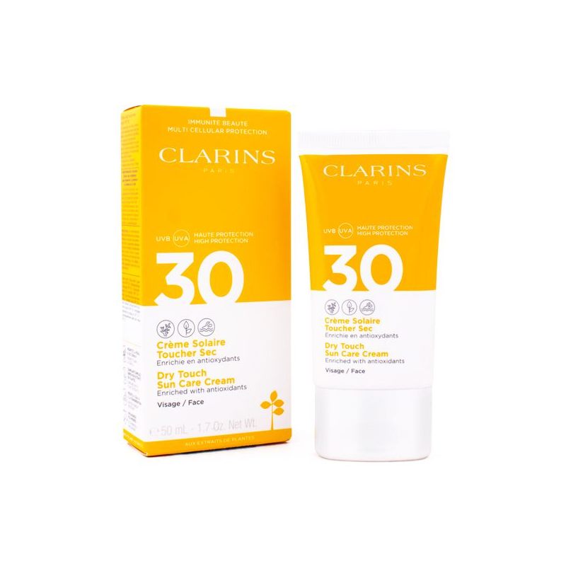Clarins krem do opalania twarzy Sun Dry Touch Sun Care Cream Face SPF30 50 ml