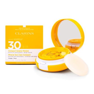 Clarins fluid do ochrony przeciwsłonecznej Sun Mineral Sun Care Compact Face SPF30 11,5 g