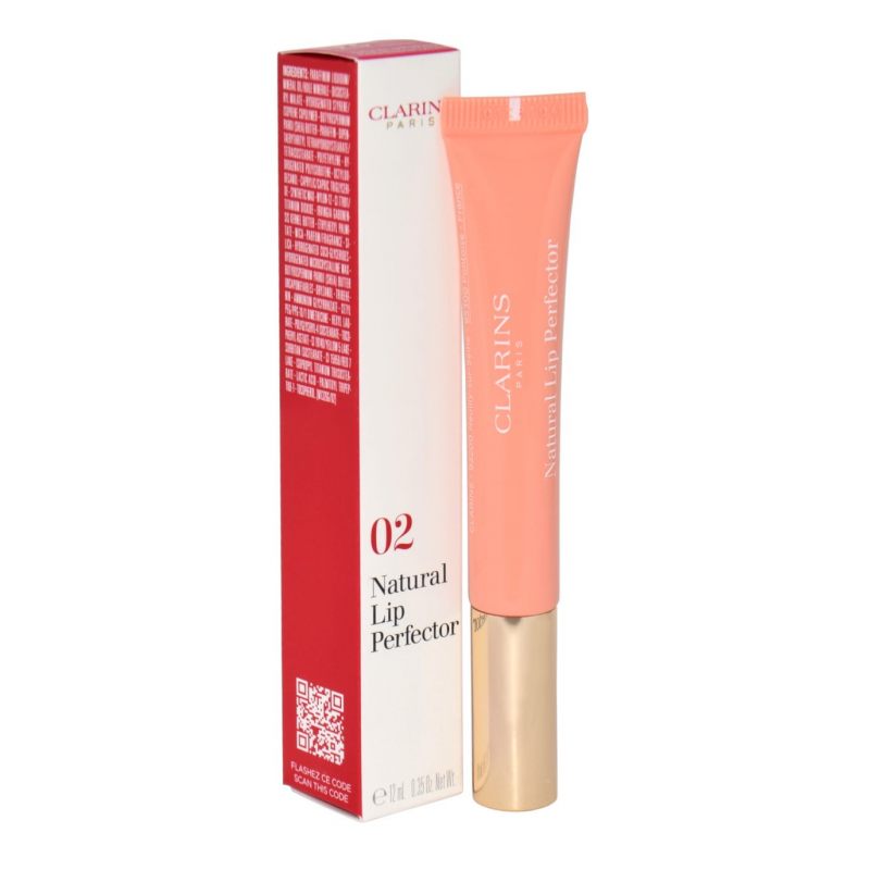 CLARINS INSTANT LIGHT NATURAL LIP PERFECTOR 02 APRICOT SHIMMER 12ML