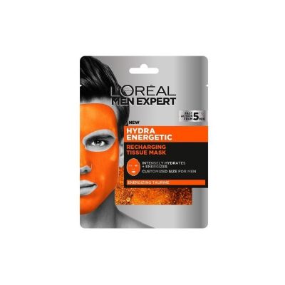 LOreal Men Expert Hydra Energetic Recharging Tissue Mask energetyzująca maska w płachcie 1szt