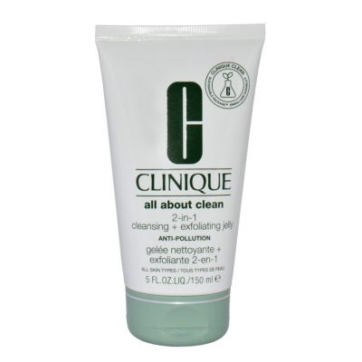CLINIQUE ALL ABOUT CLEAN 2 IN 1 CLEANSING + EXFOLIATING JELLY 150ML