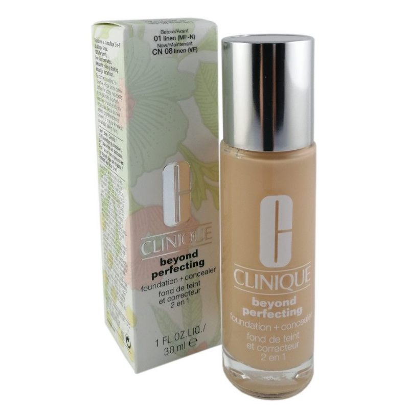 Clinique podkład i korektor 2w1 Beyond Perfecting Foundation + Concealer CN08 Linen 30ml Clinique podkład i korektor 2w1 Beyond Perfecting Foundation + Concealer CN08 Linen 30ml