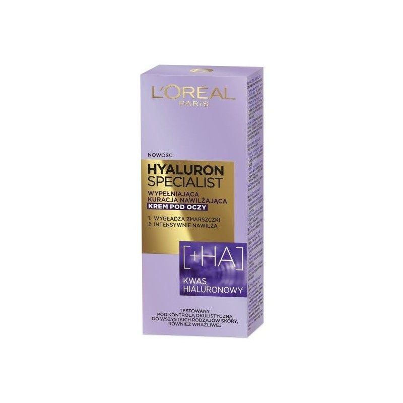 Loreal Hyaluron Specialist Eyes krem pod oczy 15 ml