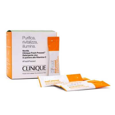 CLINIQUE FRESH PRESSED RENEWING POWDER CLEANSER WITH PURE VITAMIN C 28x0,5g