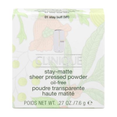 Clinique Stay Matte Sheer Pressed Powder puder 01 Stay Buff 7,6 g