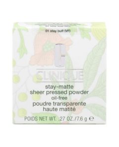 Clinique Stay Matte Sheer Pressed Powder puder 01 Stay Buff 7,6 g