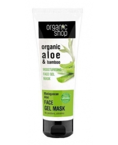 Organic Shop Maska Żelowa do twarzy Aloes i Bambus