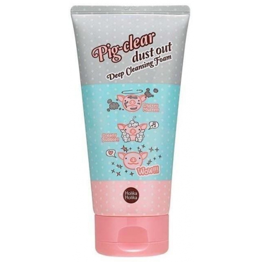 Holika Pig Clear Dust Out Deep Cleansing Foam 150m