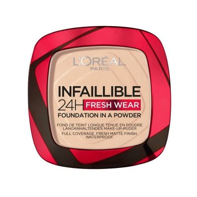 L`Oreal Infaillible 24H Fresh Wear Foundation In A Powder puder 20 Ivory 9g