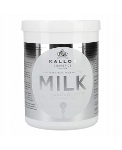 KALLOS MILK maska do włosów z proteinami mleka 1000ml