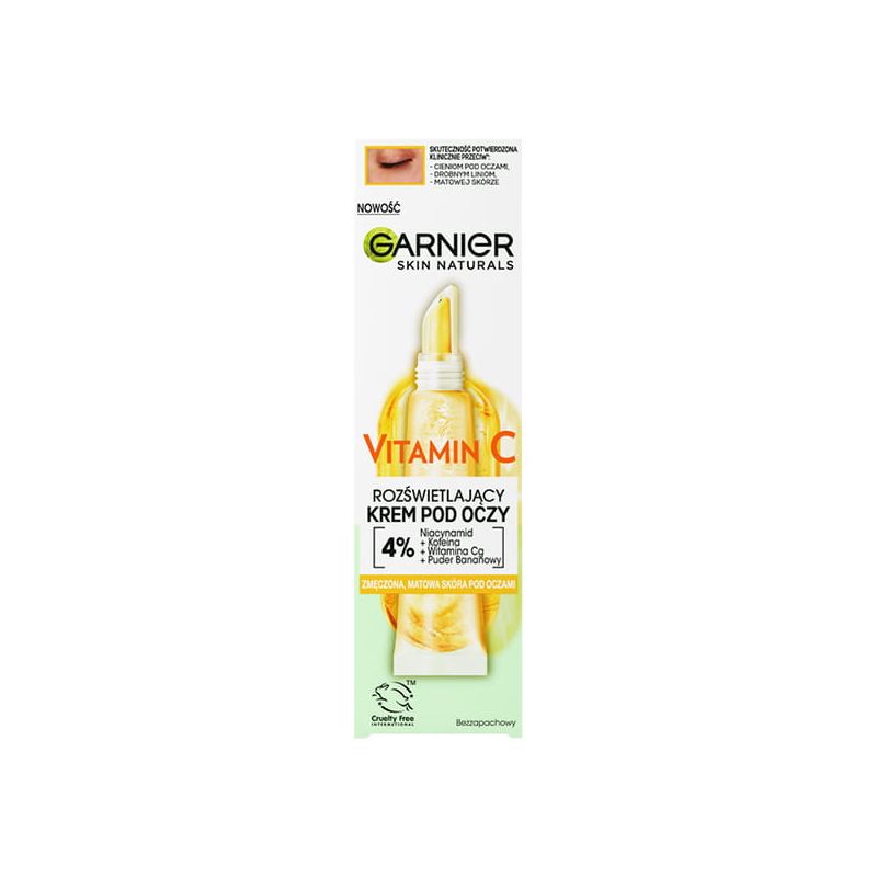 Garnier Skin Naturals Vitamin C rozświetlający krem pod oczy 15 ml