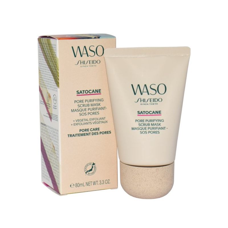 Shiseido maska oczyszczająca z glinki Waso Satocane Pore Purifying Scrub Mask 80 ml