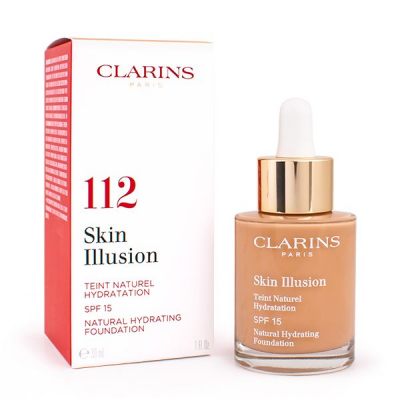 Clarins podkład nawilżający Skin Illusion Natural Hydrating Foundation SPF 15 112 Amber 30ml