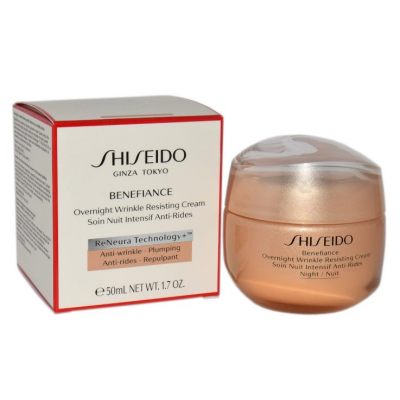 Shiseido krem do twarzy na noc Benefiance Overnight Wrinkle Resisting Cream 50 ml