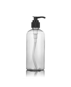 Butelka Plastikowa z dozownikiem - Kolor transparentny 300ml