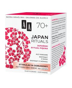 AA Japan Rituals Stymulacja odbudowy aktywny bio-krem na dzień 70+ 50 ml