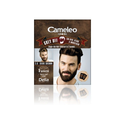 DELIA Cameleo Men 3.0 Dark Brown Farba do brody, włosów i wąsów 15ml
