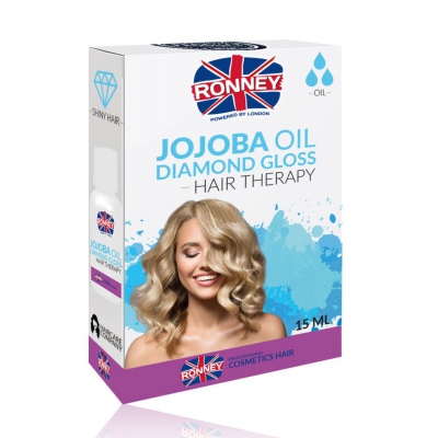 RONNEY Jojoba Oil - Olejek nabłyszczający do włosów 15ml