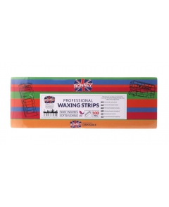 Ronney Wax Strips 7x20cm - Paski do depilacji woskiem 100szt