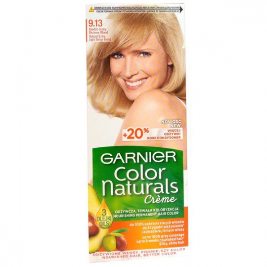 Garnier Color Naturals 9.13 bardzo Jasny Beżowy Blond - farba do włosów
