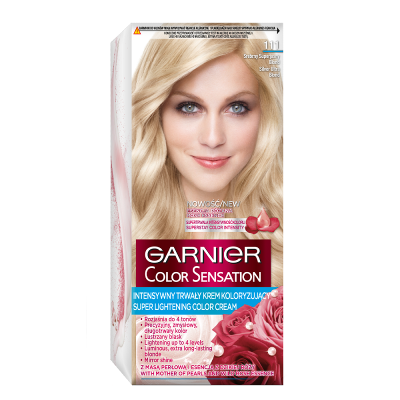 Garnier Color Sensation 111 Srebrny Super Jasny Blond - farba do włosów