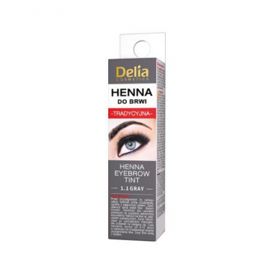 Delia Cosmetics Henna do brwi 1.1 Grafitowa