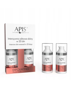APIS intensywna odnowa skóry w 20 dni - zestaw eksfoliacja domowa
