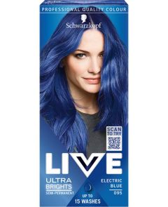 Schwarzkopf LIVE 95 farba do włosów Electric Blue  200 ml