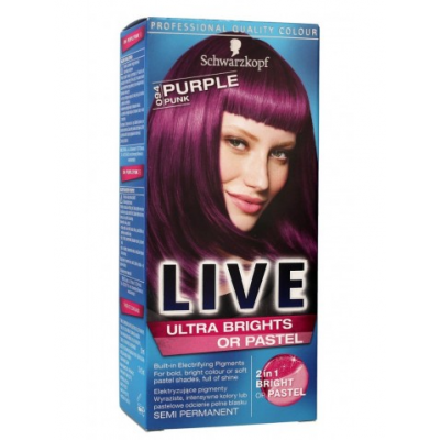 Schwarzkopf Live Ultra Brights or Pastel Farba do włosów 094 Purple Punk
