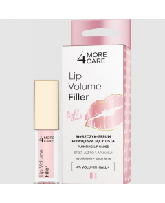 More4Care Lip Volume Filler Błyszczyk-serum powiększający usta light pink 4,8 g