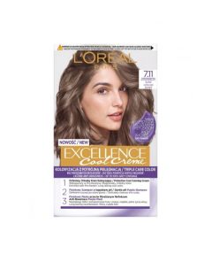 LOreal Excellence Cool Creme farba do włosów 7.11 Ultrapopielaty Blond