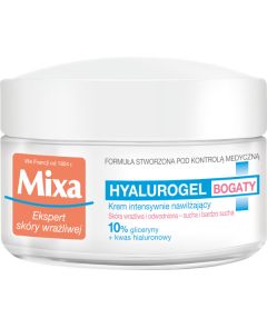 Mixa Hyalurogel bogaty krem intensywnie nawilżający 50 ml