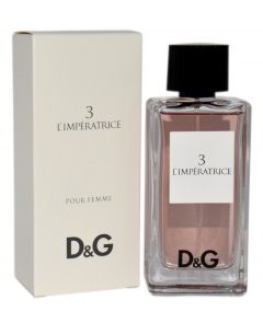 D&G "3" L~IMPERATRICE EDT/S 100ML