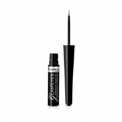 Rimmel eyeliner glam eyes w pędzelku 001 3,5 ml