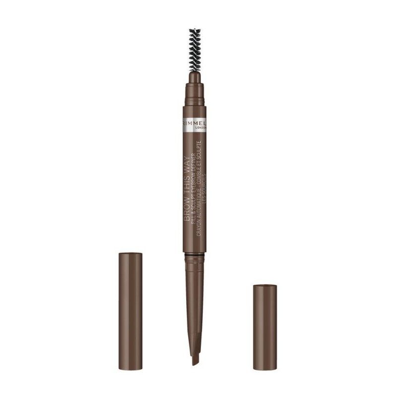 Rimmel Brow This Way kredka do brwi 02 Medium Brown 0,25 g Rimmel Brow This Way kredka do brwi 02 Medium Brown 0,25 g