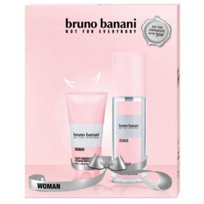 Bruno Banani Zestaw prezentowy Woman (deo naturalny spray 75ml+żel pod prysznic 50ml)