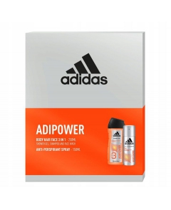 Adidas Zestaw Męski Adipower- żel +antyperspirant