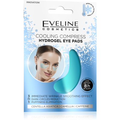 Eveline Hydrogel Eye Pads Hydrożelowe Płatki pod oczy - chłodzący kompres 1op. 2szt
