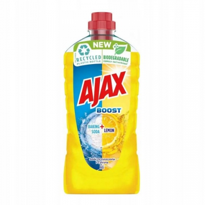 AJAX Boost Soda Cytryna Płyn do mycia podłóg 1l