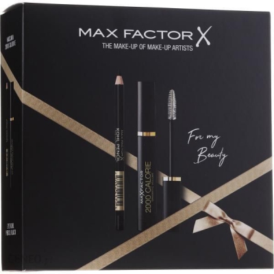 Max Factor zestaw 2000 Calorie maskara do rzęs + Khol Kredka do oczu Black (czarna)