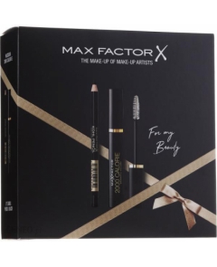 Max Factor zestaw 2000 Calorie maskara do rzęs + Khol Kredka do oczu Black (czarna)