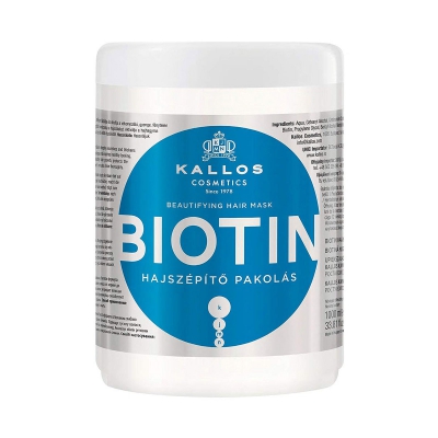Kallos Biotin Beautifying Hair Mask upiększająca maska do włosów słabych i pozbawionych blasku 1000ml