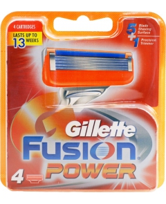 Gillette Fusion Power wymienne ostrza do maszynki 4szt