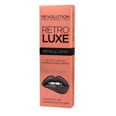 Makeup Revolution Retro Luxe Kit Sovereign zestaw do ust