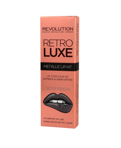Makeup Revolution Retro Luxe Kit Sovereign zestaw do ust
