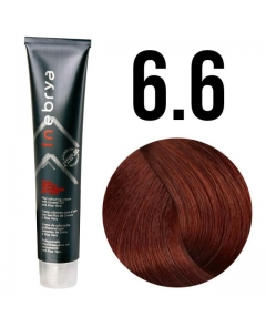 Inebrya krem koloryzujący do włosów z olejem lnianym i aloesem  6.6